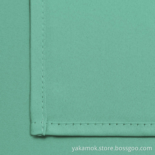 Rideaux occultants turquoise 84 pouces de long